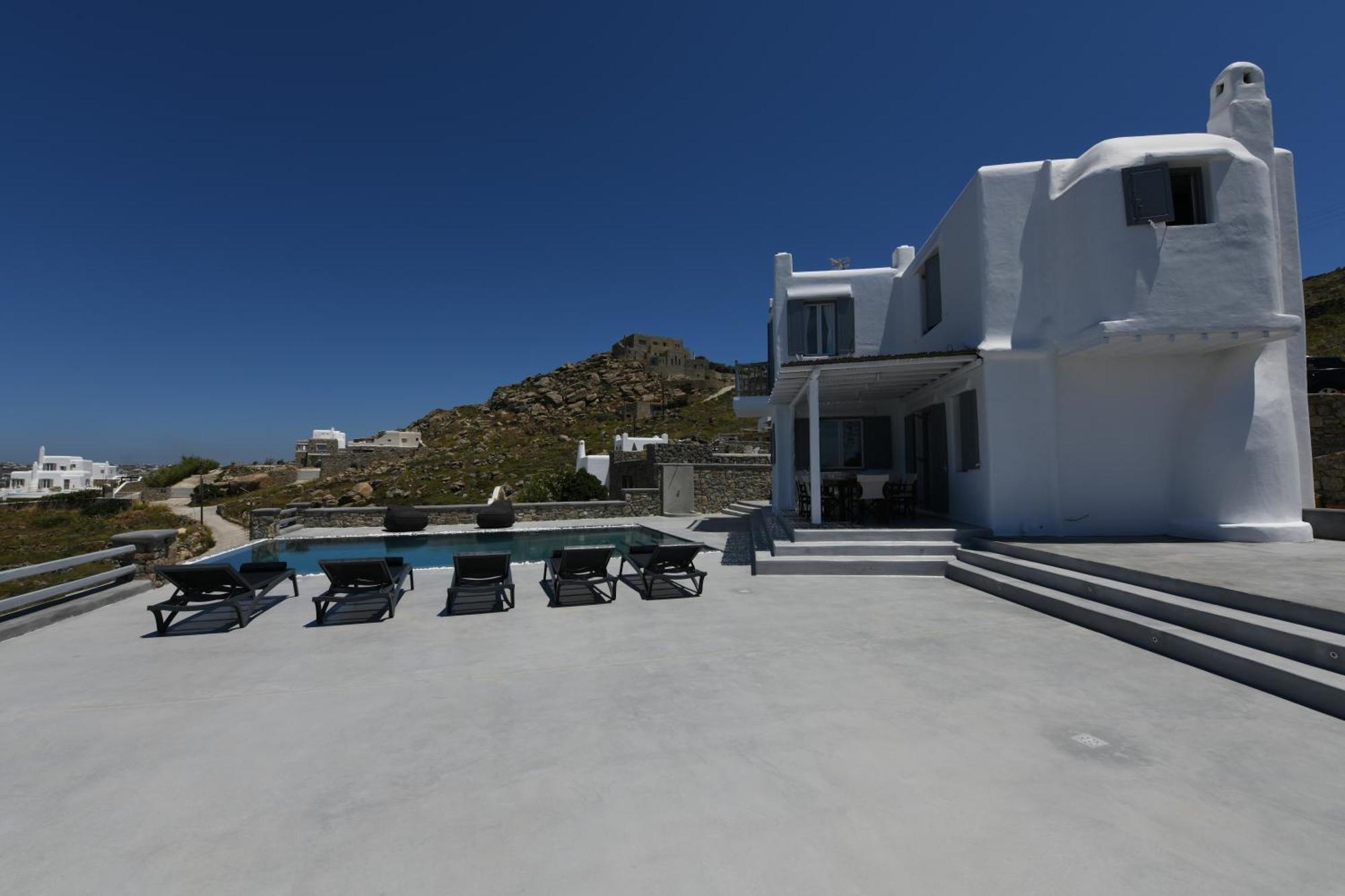 Villa Anema Mykonos - Blue Views Mykonos Villas Mykonos Town Exterior photo