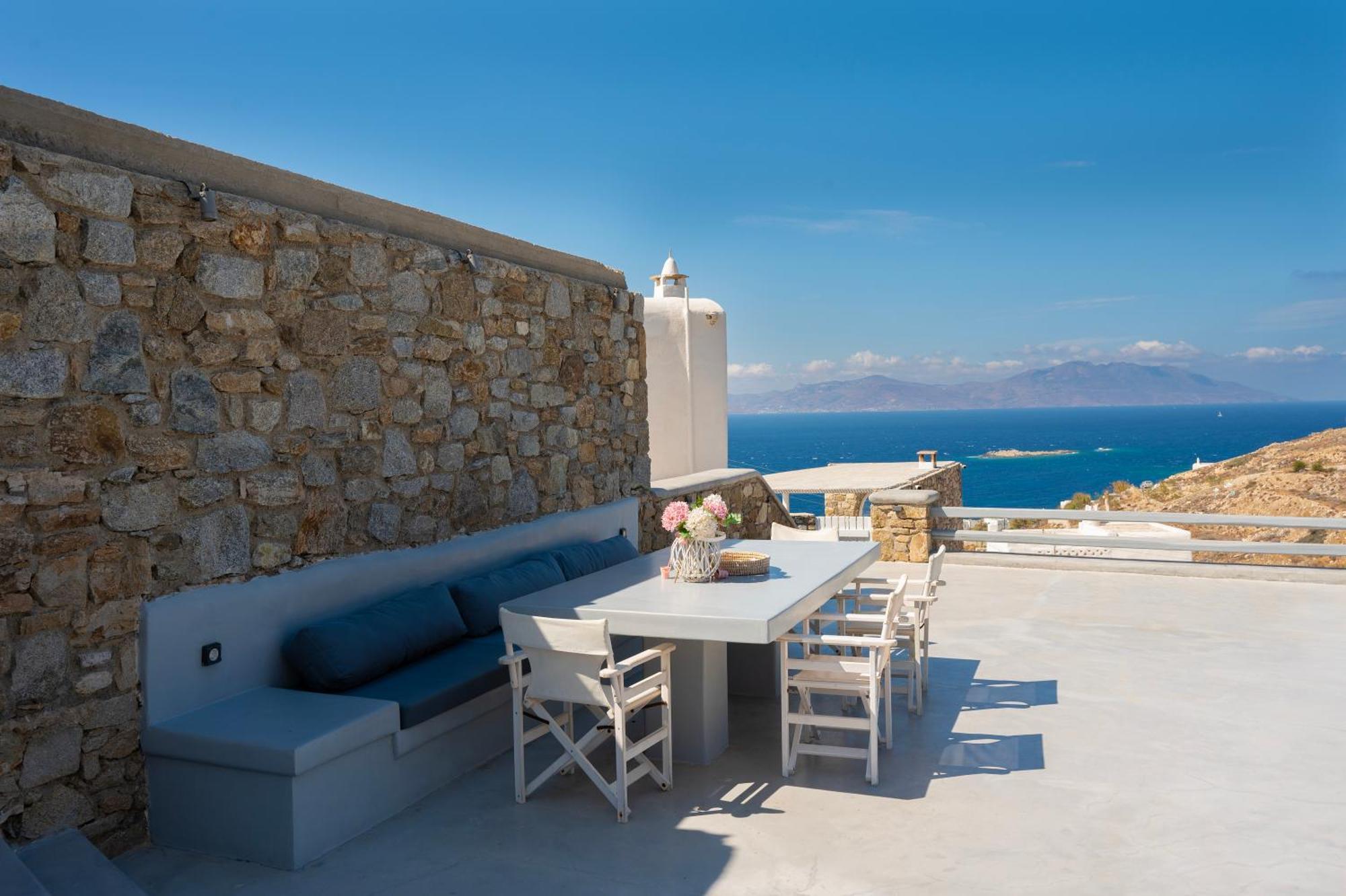 Villa Anema Mykonos - Blue Views Mykonos Villas Mykonos Town Exterior photo